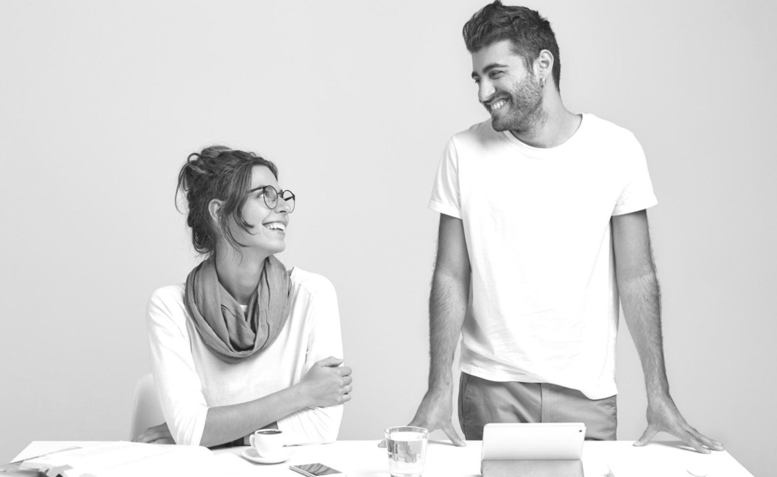 Business team collaborating on financial wellness strategies